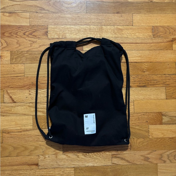 A&P Black Drawstring Backpack - Picture 1 of 1